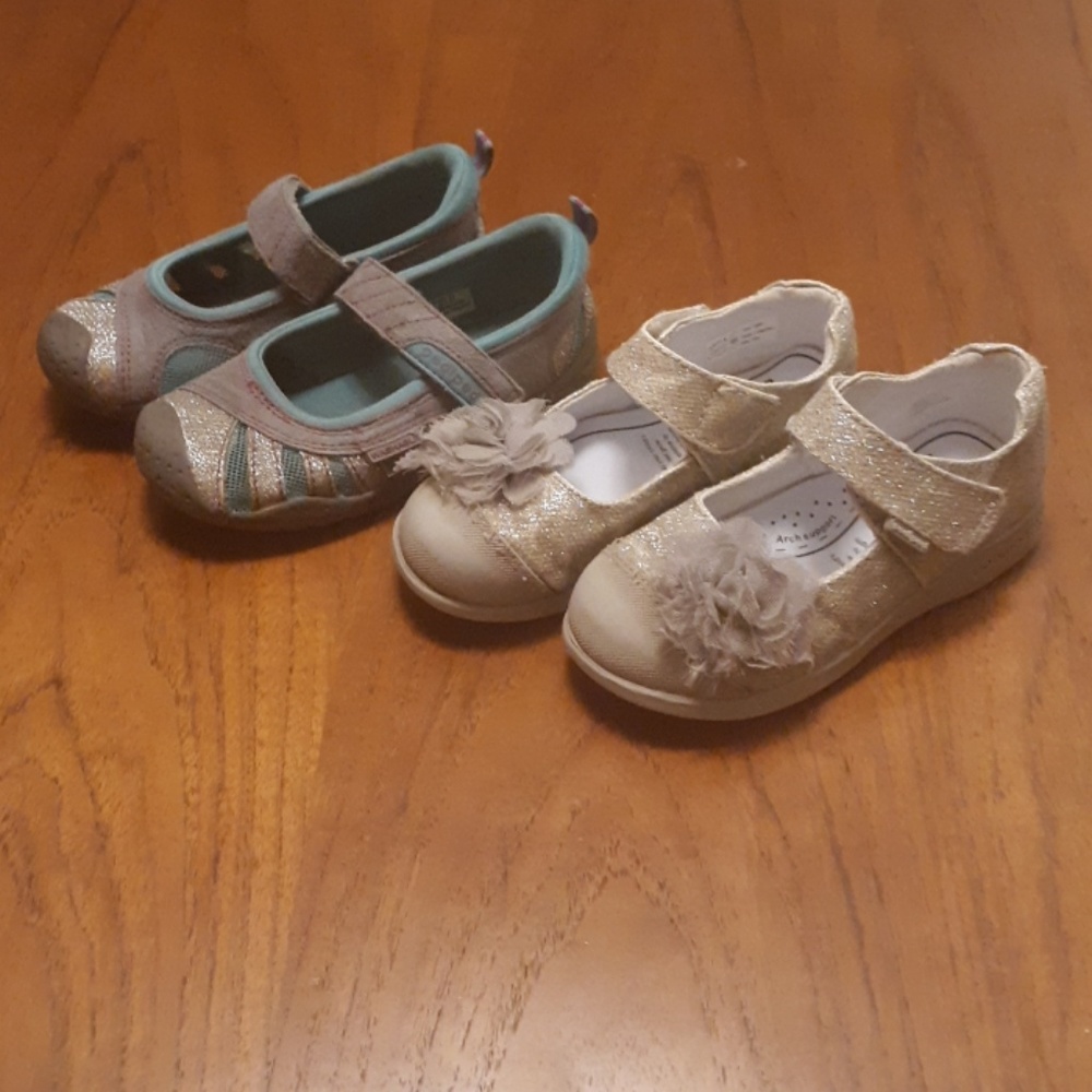 Bundle Pediped Mary Jane Play Sandals Size 25 /8.5